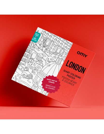 Постер-розмальовка London Giant