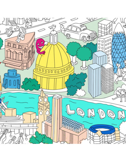 Постер-розмальовка London Giant 3