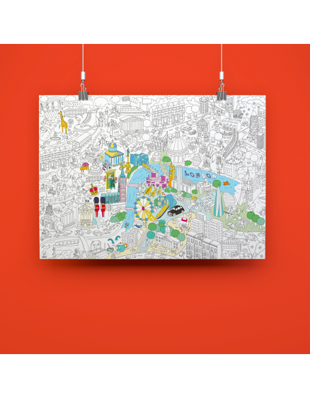 Постер-розмальовка London Giant 2