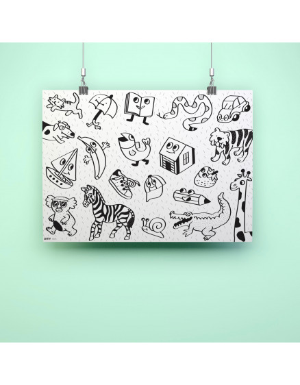 Постер-розмальовка My first art Giant 4