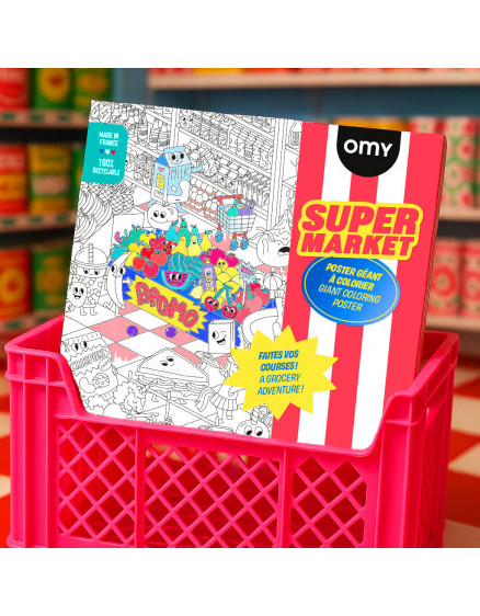 Постер-розмальовка Super Market Giant 2