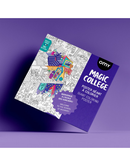 Постер-розмальовка Magic college Giant