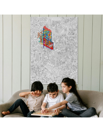 Постер-розмальовка Magic college Giant 5