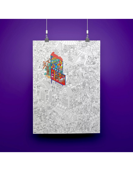 Постер-розмальовка Magic college Giant 4