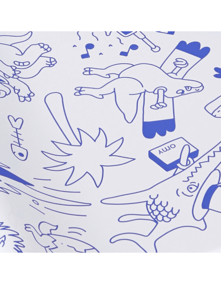 Постер-розмальовка Stick It Dino 2