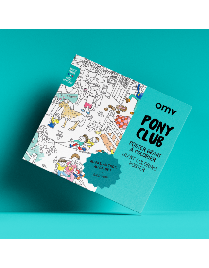 Постер-розмальовка Pony club Giant