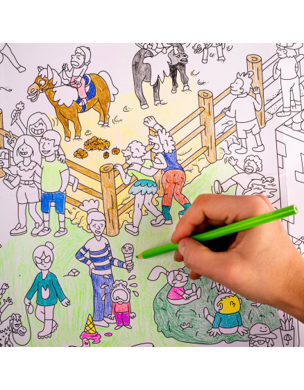 Постер-розмальовка Pony club Giant 5