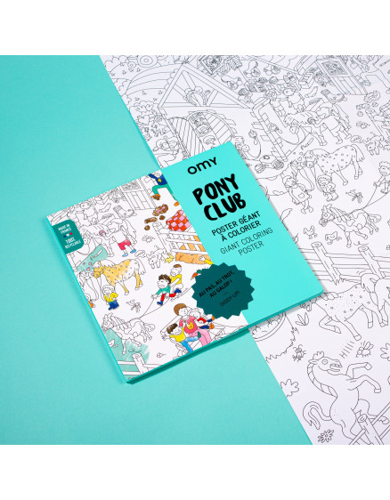 Постер-розмальовка Pony club Giant 3
