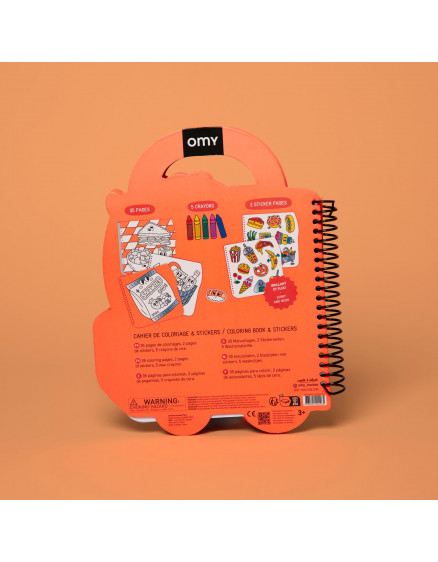 Розмальовка з наліпками Yummy 3