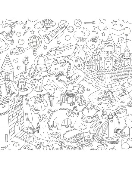 Постер-розмальовка Magic Giant 5