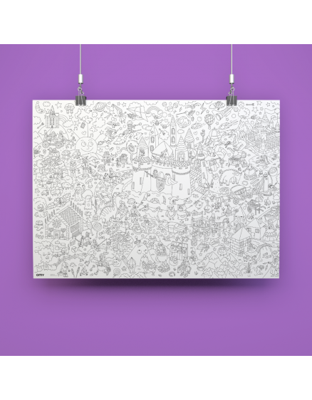 Постер-розмальовка Magic Giant 2