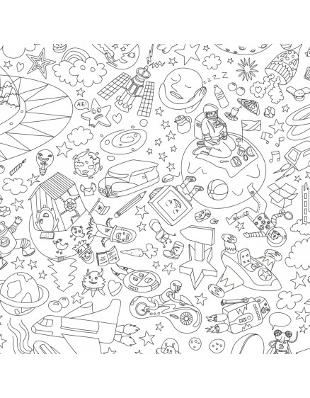 Постер-розмальовка Cosmos Giant 5