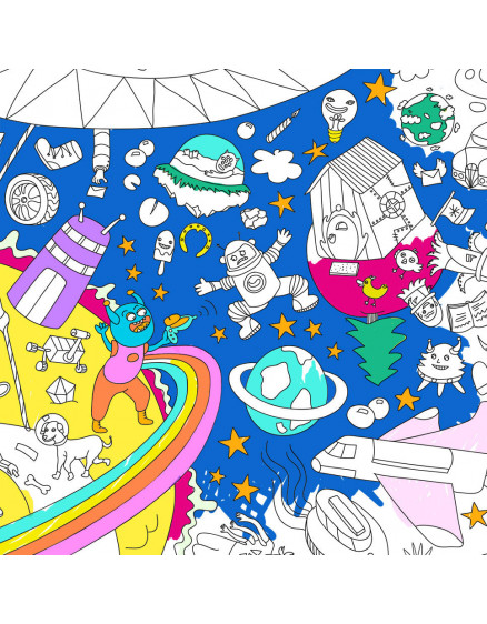 Постер-розмальовка Cosmos Giant 4