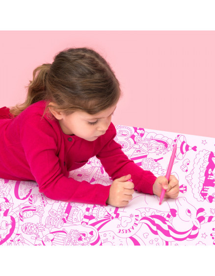 Постер-розмальовка Lily Giant 5