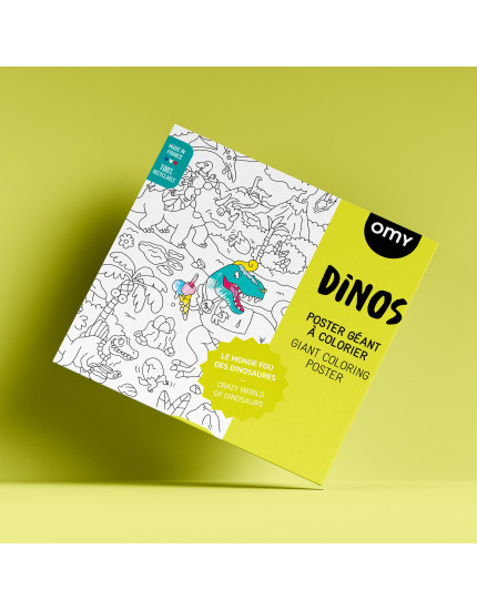Постер-розмальовка Dinos Giant