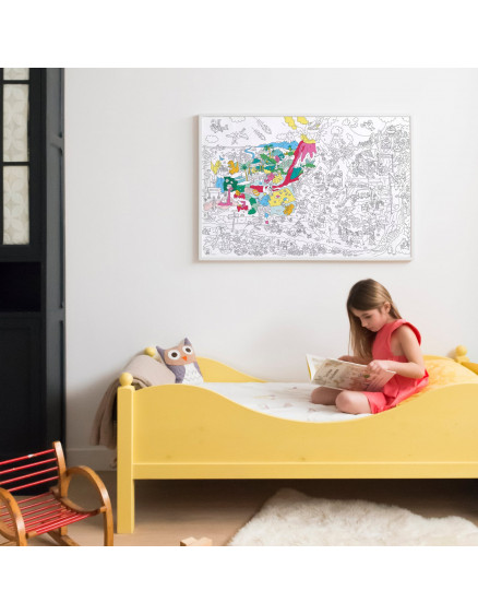 Постер-розмальовка Dinos Giant 5