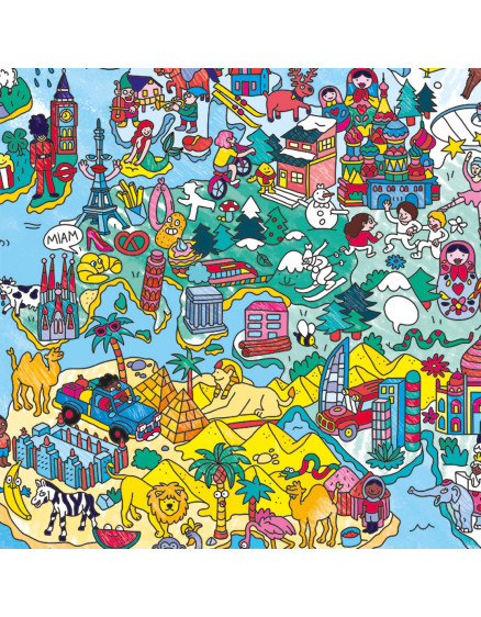 Постер-розмальовка Atlas Giant 4