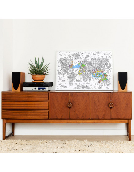 Постер-розмальовка Atlas Giant 3