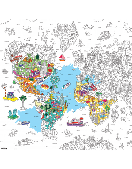 Постер-розмальовка Atlas Giant 2