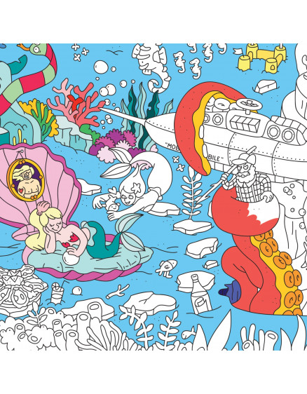 Постер-розмальовка Ocean Giant 5