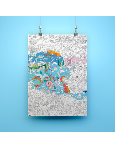 Постер-розмальовка Ocean Giant 4