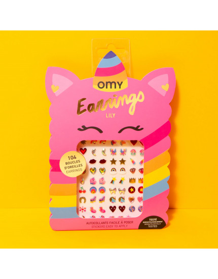 Сережки - наліпки Lily