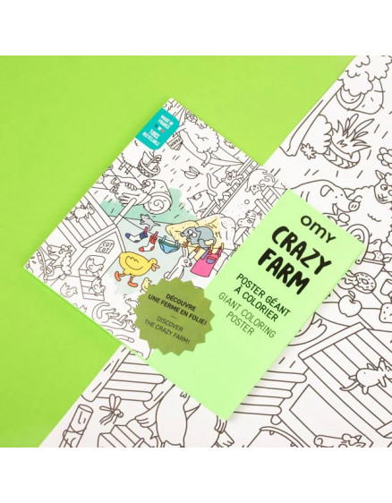 Постер-розмальовка Crazy Farm Giant 5