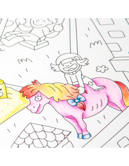 Постер-розмальовка Kids Life Giant 5