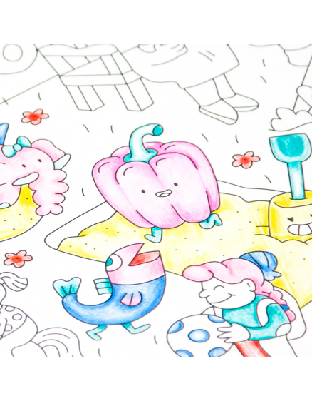 Постер-розмальовка Kids Life Giant 3