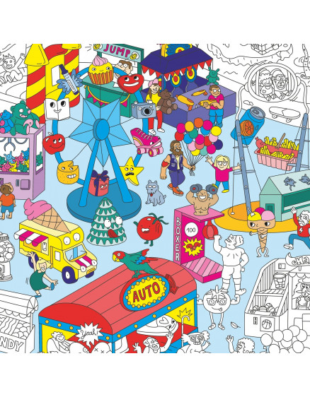 Постер-розмальовка Fun Park Giant 5