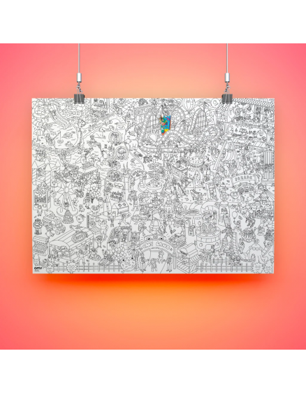 Постер-розмальовка Fun Park Giant 2