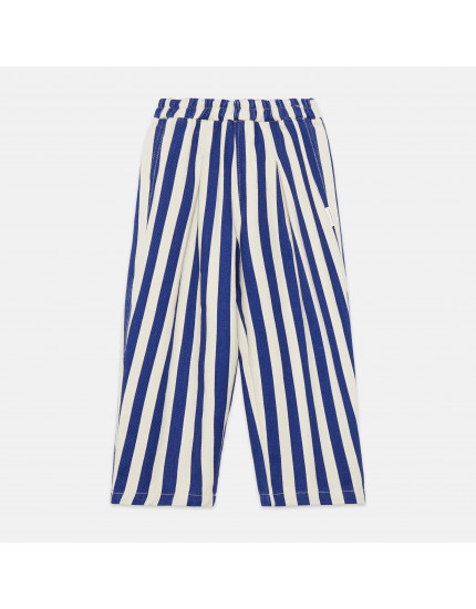 Blue Stripped Pants Ecru