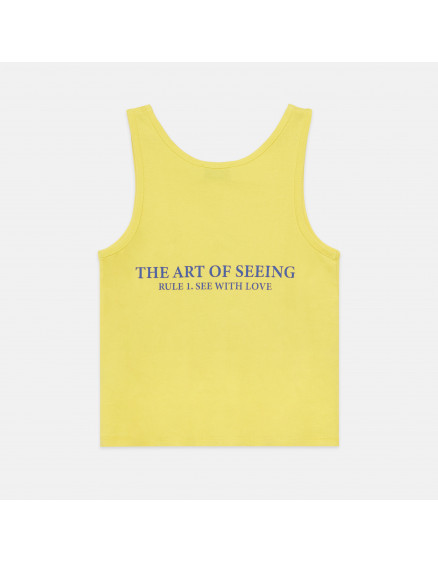 Heart Glasses Tank T-shirt Lemon 4