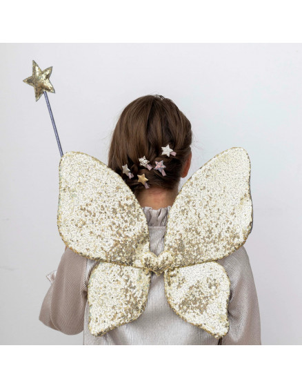 Крила Sparkle Sequin Gold 7