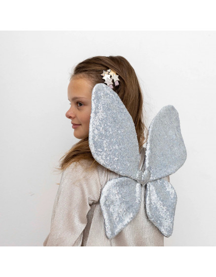 Крила Sparkle Sequin Silver 4