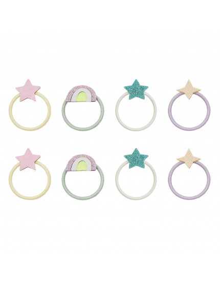 8 х Резинки Rainbow And Star