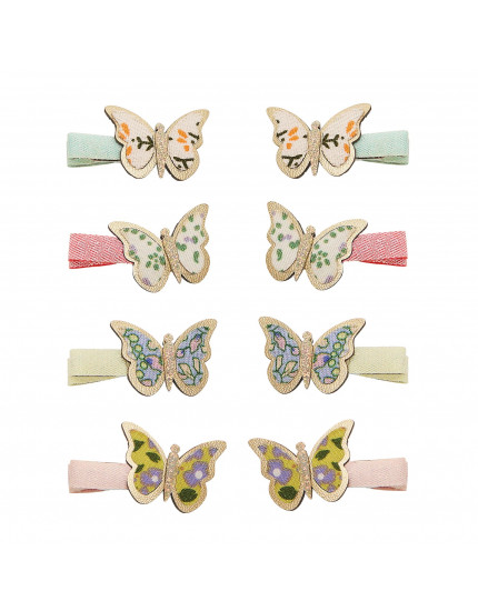8 х Заколки Floral Butterfly Mini Multi