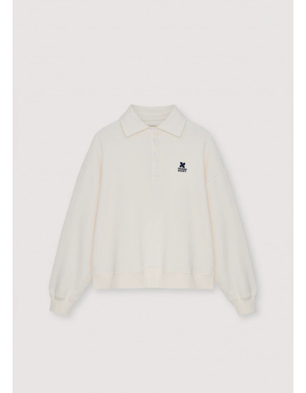 TNS Logo Woman Polo Ecru 6