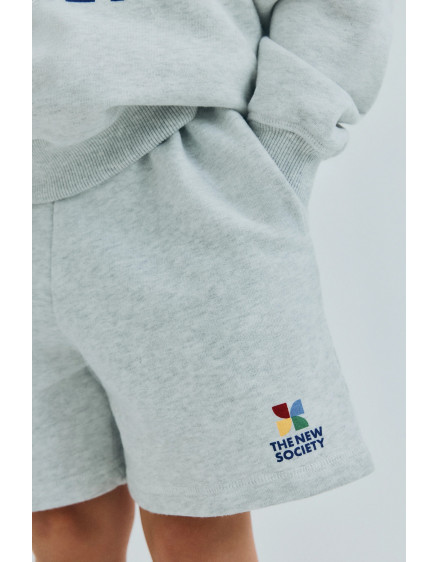 TNS Logo Sweatshirt Light Grey Melange 5