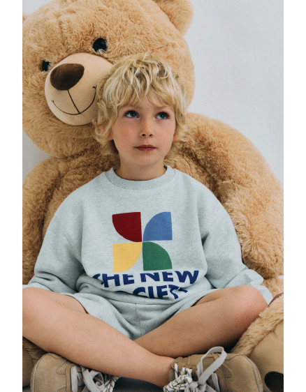 Світшот TNS Light Grey Melange 6