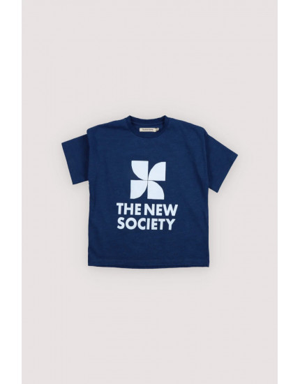 TNS Logo T-Shirt Indigo Denim