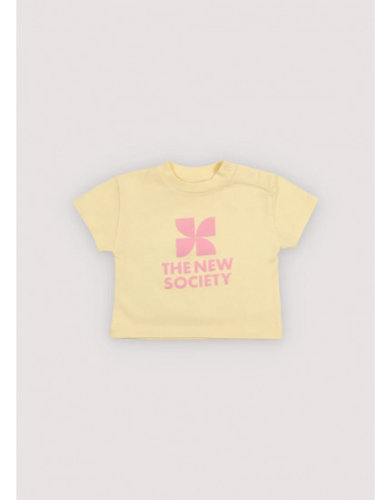 TNS Logo T-Shirt Soft Lemon