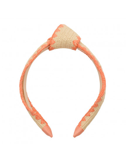 Обруч Raffia Alice Neutral