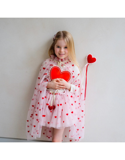Сумочка Scalloped Heart Red 2