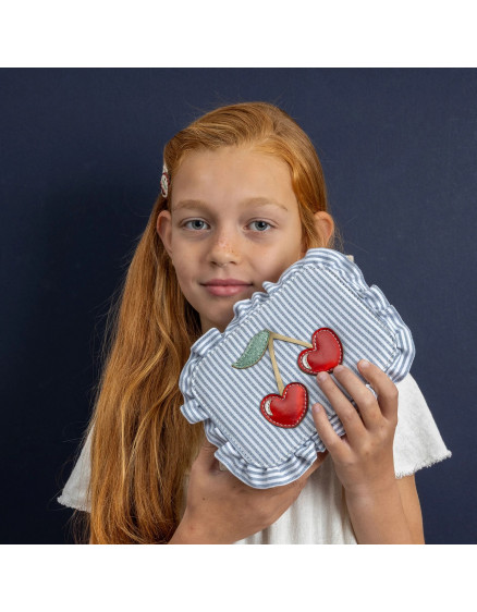 Сумочка Striped Cherry Blue 5