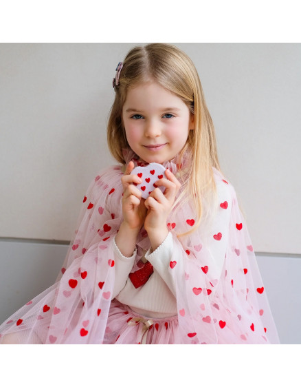 Дзеркальце Heart Pink 2