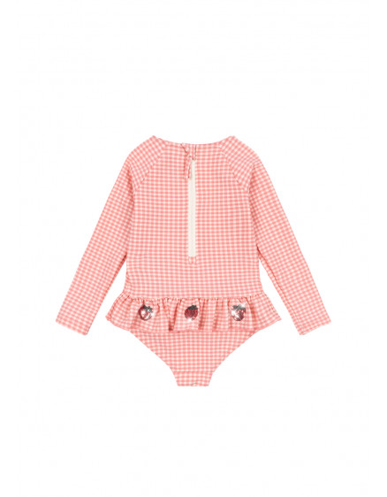 Etta LS Swimsuit Geranium Pink 5