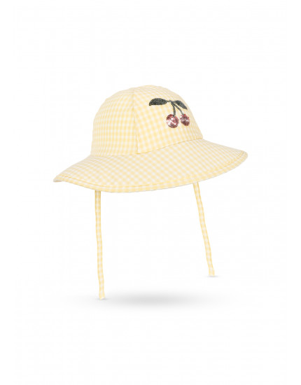 Etta Swim Hat Banana Check