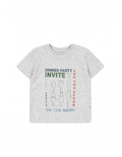 Famo Tee Grey Melange