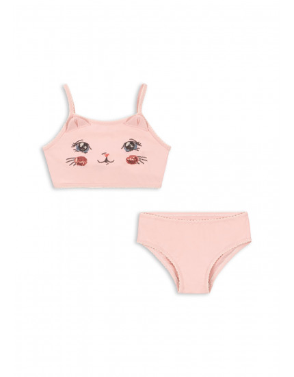 Kitty Bikini Powder Pink